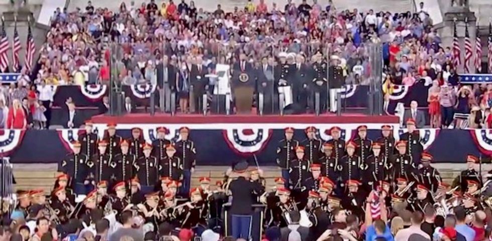 Here’s how much Trump’s militaristic egomaniacal Independence Day ‘Salute’ cost taxpayers