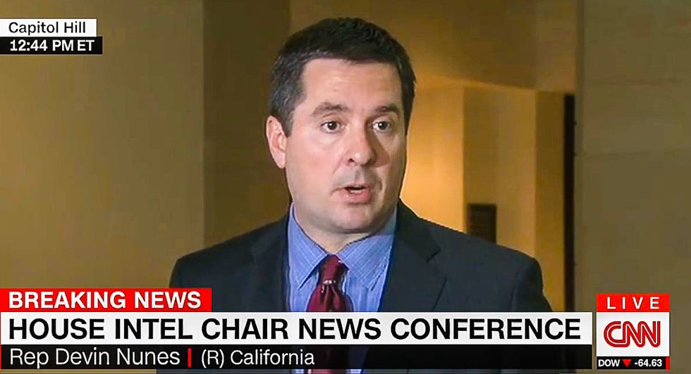 House Intelligence chair Nunes says ‘normal foreign surveillance’ may have snared Trump