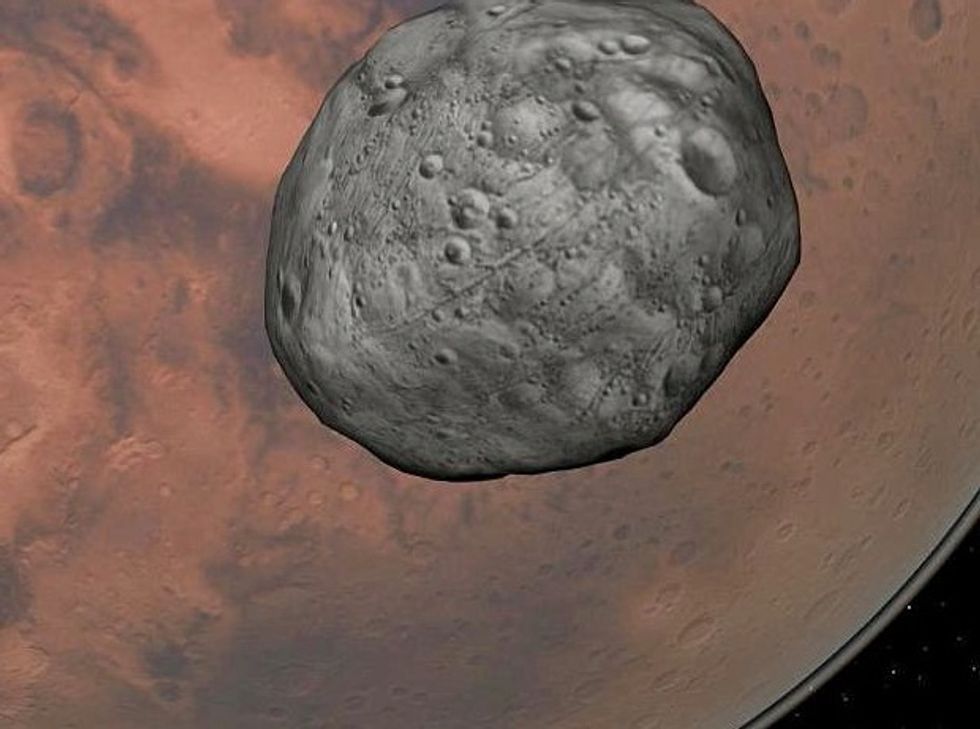 NASA Mars satellite shifts course to avoid hitting planet's moon