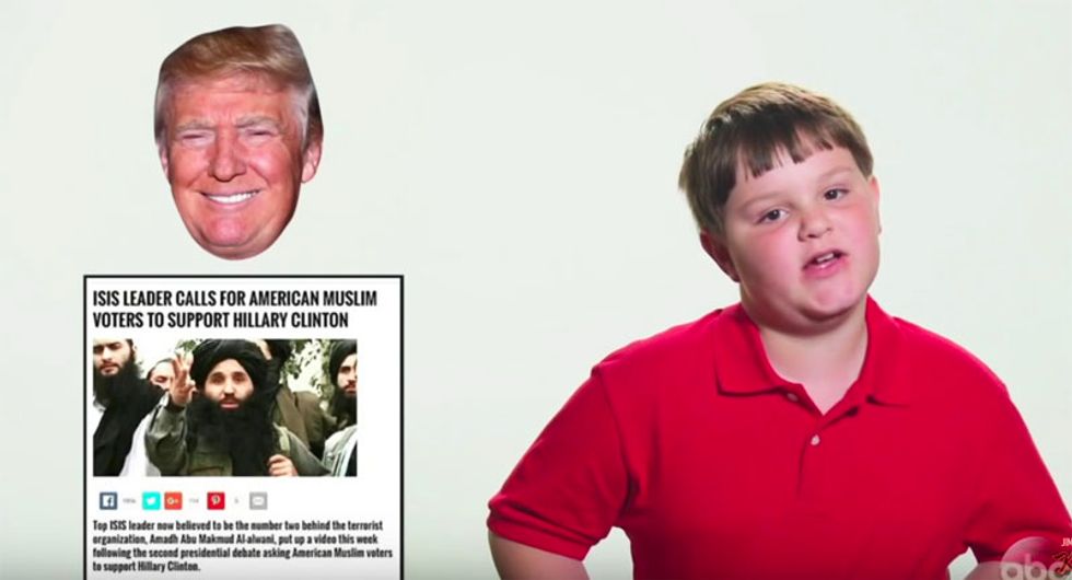 WATCH:  Kimmel trolls Trump over Stormy Daniels' conspiracy retweet with 3rd-grader explaining 'fake news'