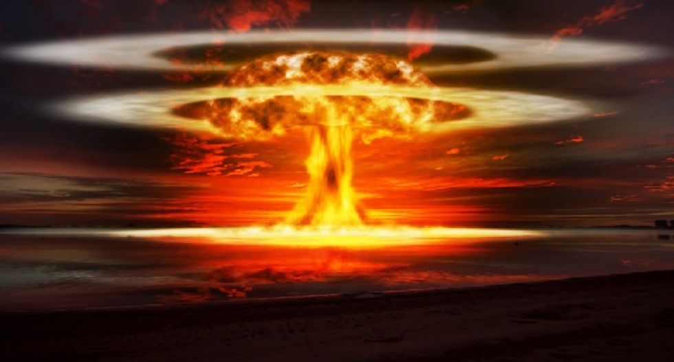 'I can't believe it': Internet loses it over 'apocalyptic' selfie of Trump fan with the 'nuclear football'