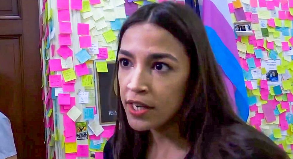 Alexandria Ocasio-Cortez chokes up responding to Trump: 'Time to move on from his conception of America'