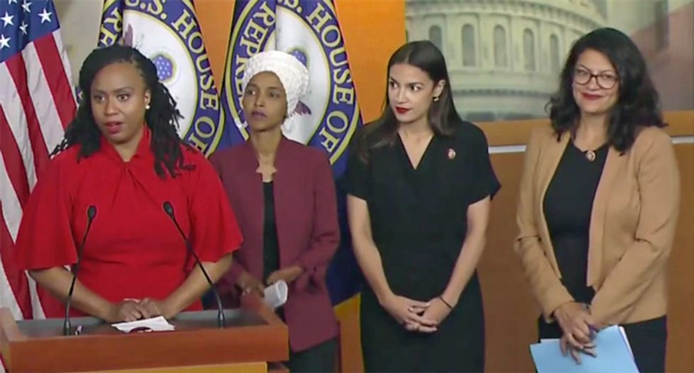 Trump went off on the grandmother of a member of ‘The Squad’ in unhinged Twitter rant