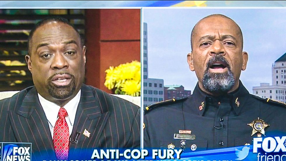 'There is no police brutality in America': Fox sheriff blows up at 'subhuman creeps' in Black Lives Matter