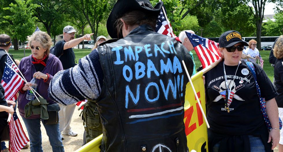 Scientists confirm what conservatives always deny: Tea Party driven by fear of a black president