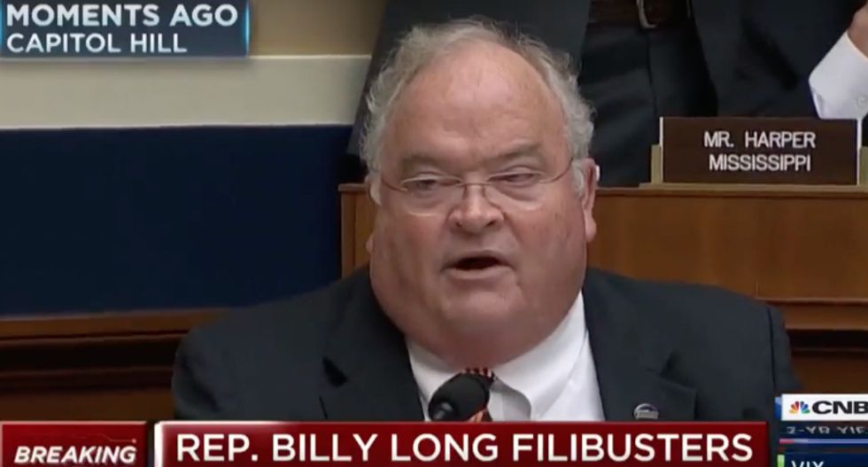 Far-right protestor Laura Loomer hilariously drowned out by auctioneer-turned-congressman at House Twitter hearing