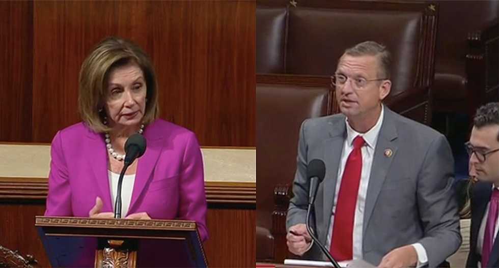 GOP congressman demands Pelosi's House floor statement be 'taken down' after she denounces Trump's racist tweets
