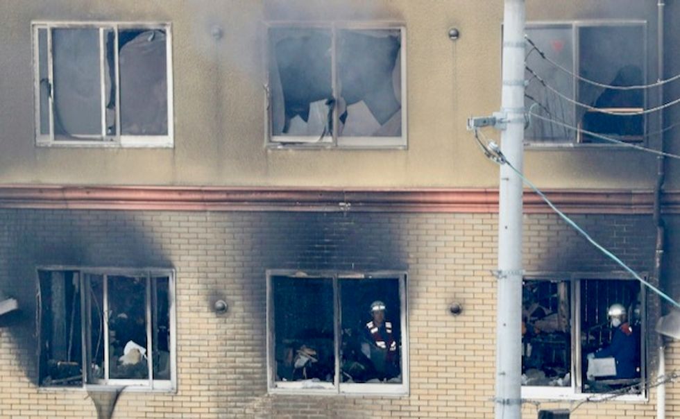 24 dead in suspected arson attack on Japan animation studio