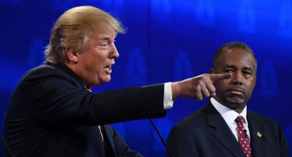 Donald Trump and Ben Carson derided for 'fantasy' policies in Republican debate