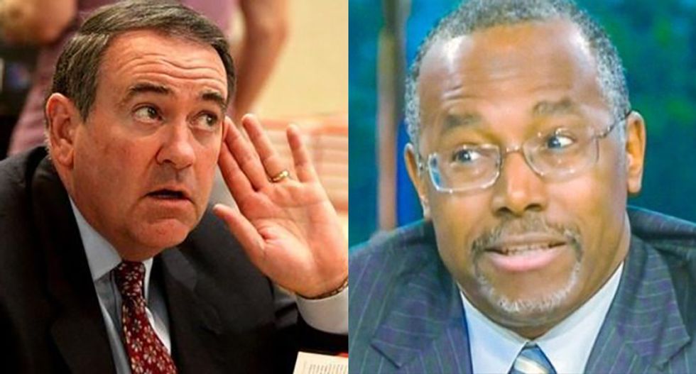 Surgeon Ben Carson and anti-science Mike Huckabee raking in cash by hawking bogus medical 'cures'
