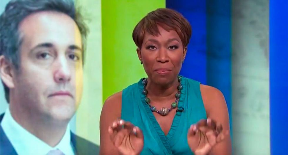 'Snitches get stitches': Watch MSNBC's Joy Reid speculate on the identity of Trump's 'drunk/drugged up' informant