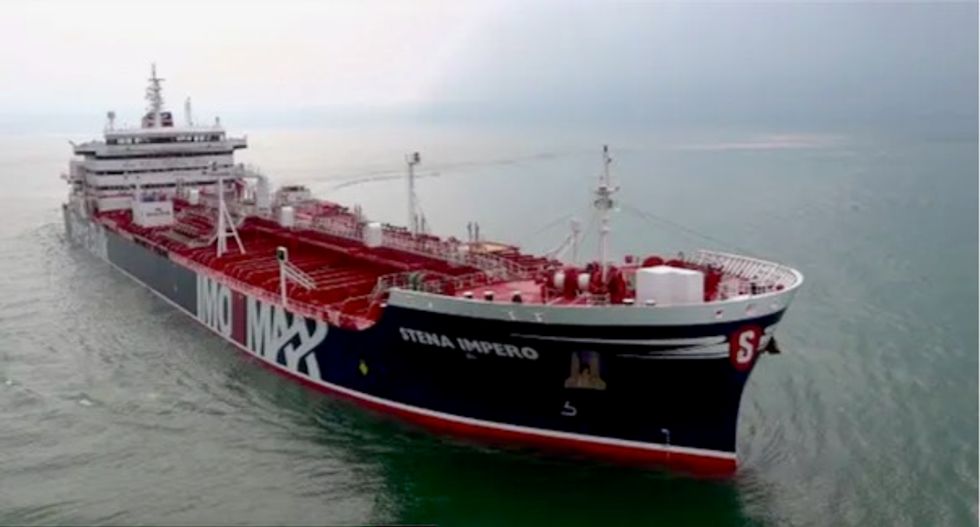 Iran says it has seized British oil tanker