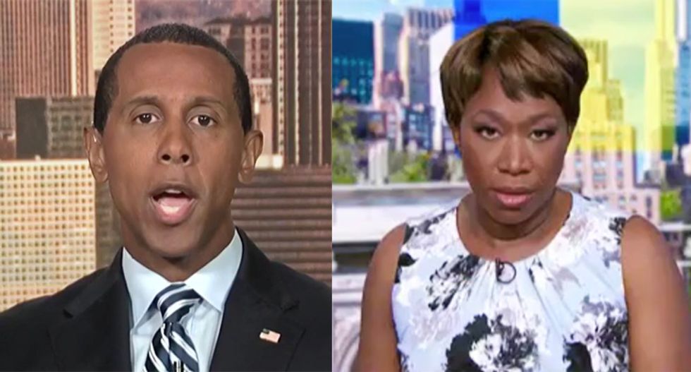 Black GOP strategist called on the carpet by Joy Reid for trying to sidestep Trump's racist rally as 'empowering' voters