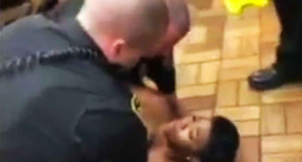 White Alabama cops called out for pulling clothes off black Waffle House customer during early morning arrest