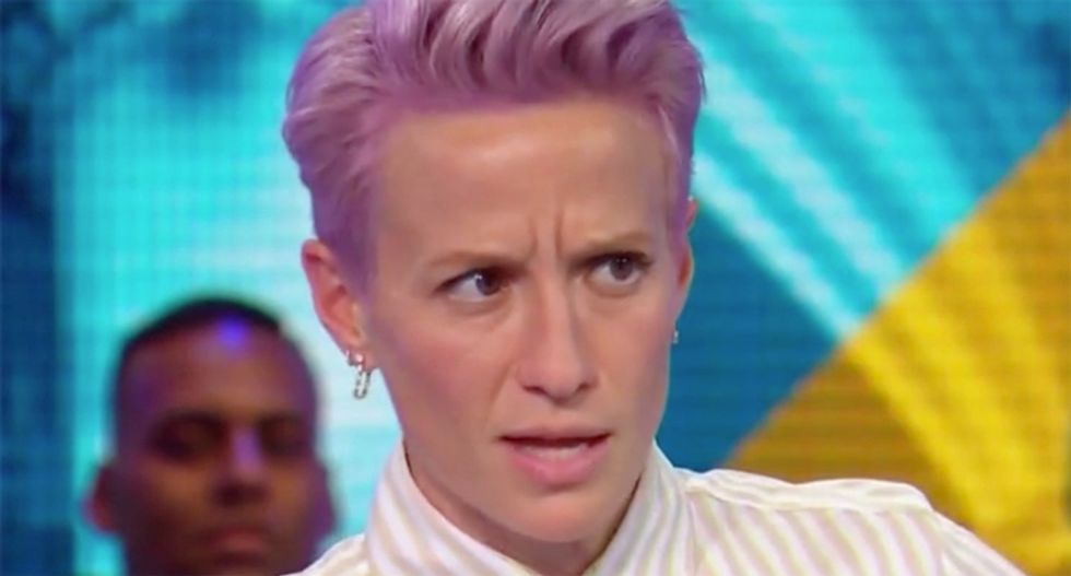 Soccer superstar Megan Rapinoe has the perfect answer for Trump’s claim America can’t be criticized