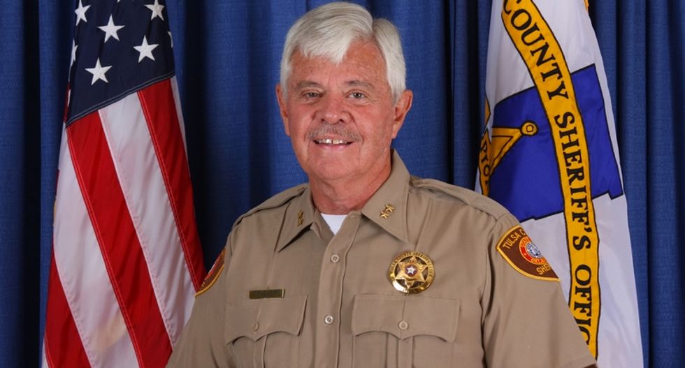 Former Oklahoma sheriff busted for bizarre racial slur prior to black veteran's tragic death in his jail