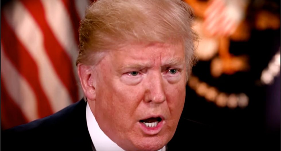 'Panicked' Trump roundly mocked after parroting Fox News conspiracy theory in Monday morning Twitter meltdown