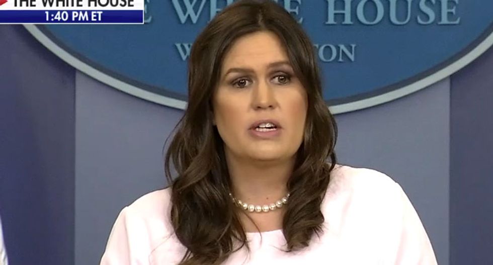 Sarah Sanders doubles down on possible pardon as she's grilled over Michael Cohen scandal
