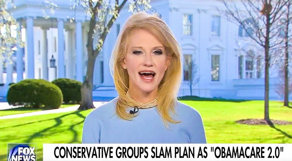 Kellyanne Conway pushes back on ‘Trumpcare’ label: He never said he wants his name on health care bill