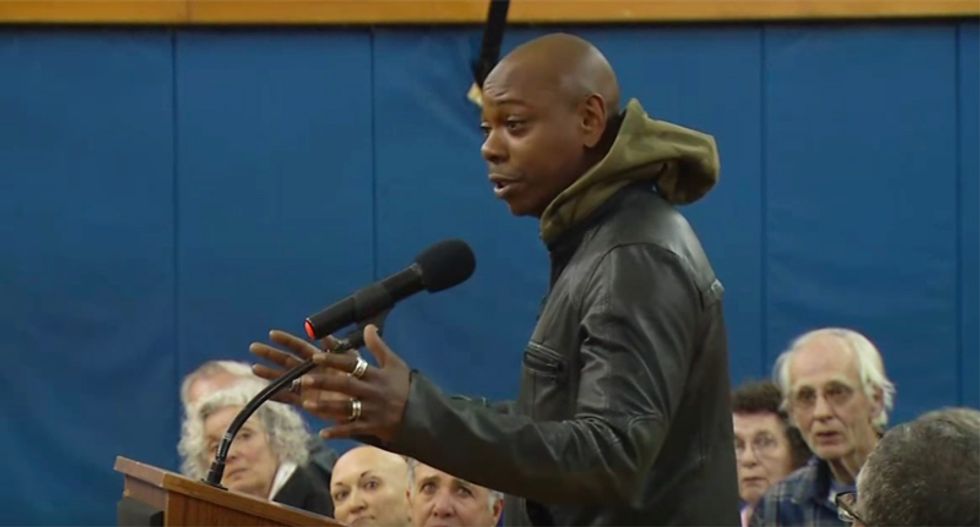 'We're being policed by what feels like an alien force': Watch Dave Chappelle push back against cop violence