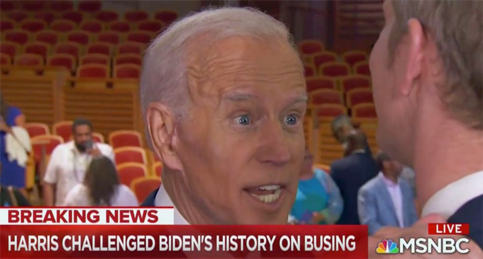 Joe Biden struggles to explain his record on segregation in bizarre post-debate interview