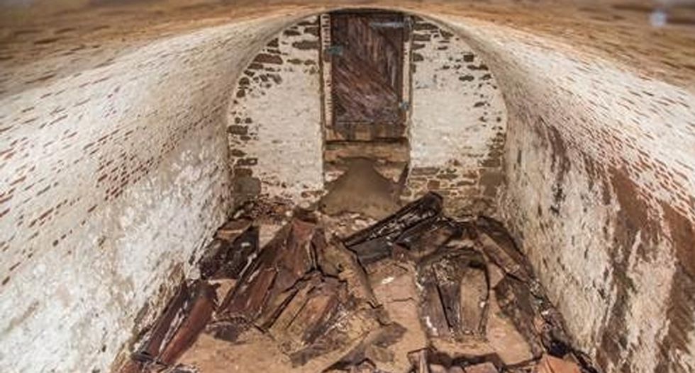 City workers discover centuries old tombs beneath New York City's Washington Square Park