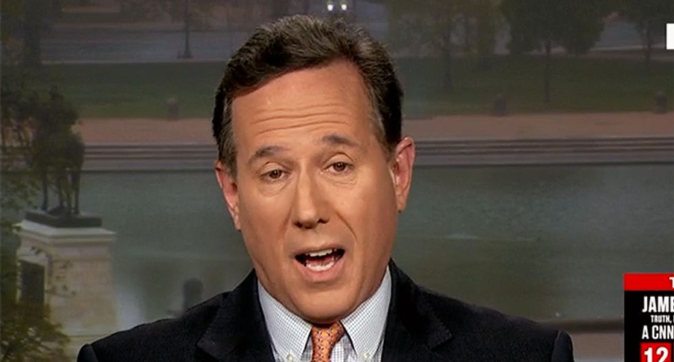 Did CNN's Rick Santorum just preview Trump's defense strategy against the Cohen allegations?