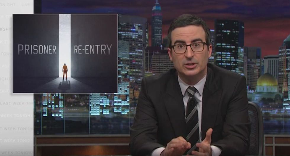 John Oliver blasts our $80 billion prison and parole system that is setting ex-cons 'up to fail'