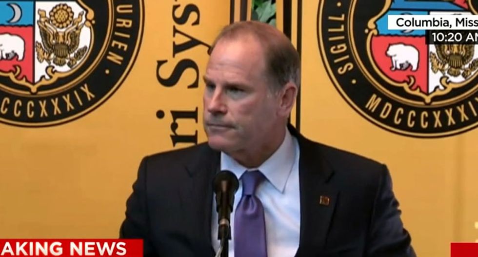 University of Missouri president Tim Wolfe says he will resign over racism on campus