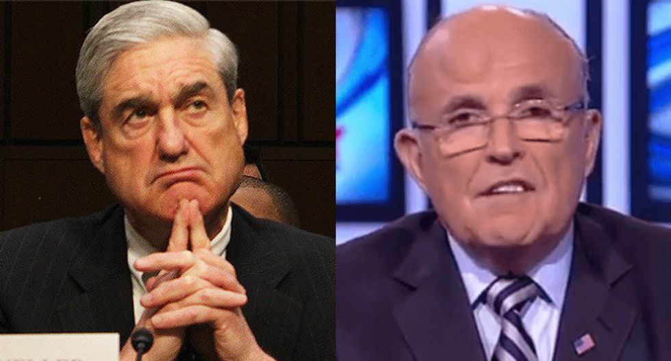 Rudy Giuliani just claimed that the FBI and Department of Justice 'put a spy in the Trump campaign'