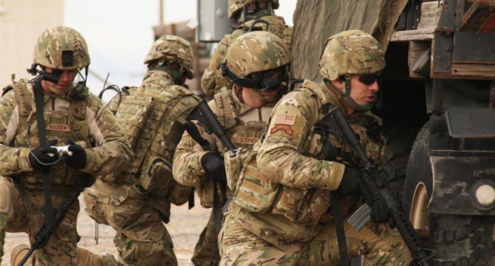 US forces to stay in Iraq as long as needed: spokesman