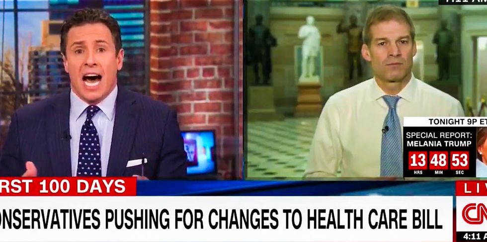 'They will lose coverage!': Chris Cuomo hammers GOP lawmaker over the consequences of Trumpcare