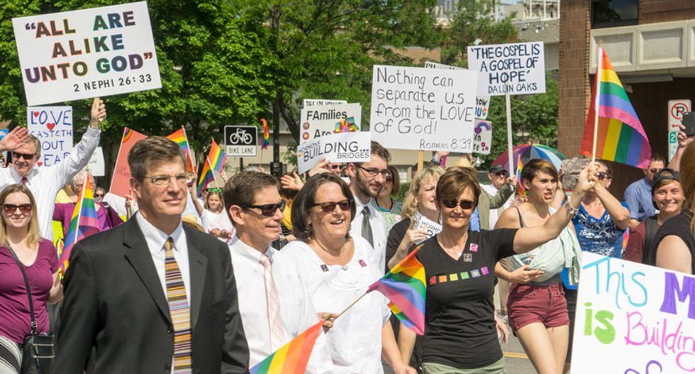 Mormons plan mass resignations over 'kick in the stomach' decision to label gay members 'apostates'