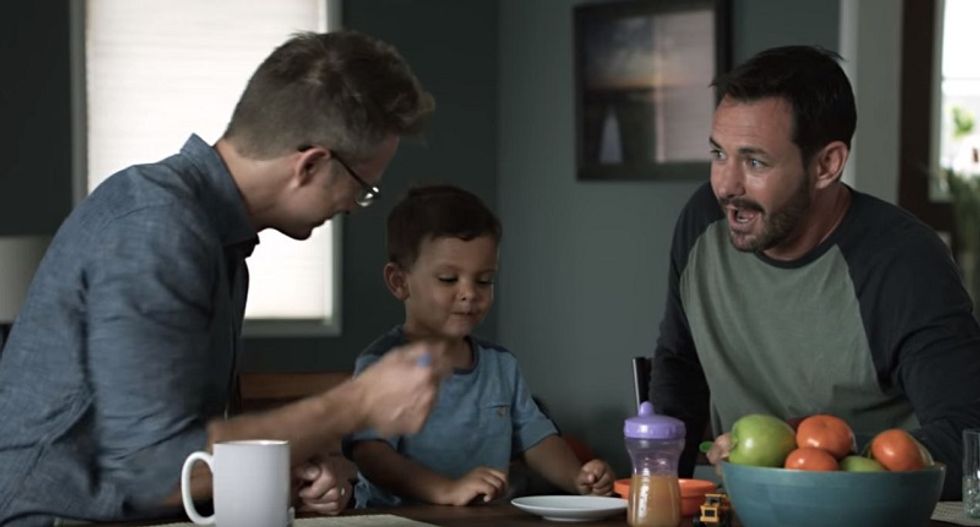 Facebook prankster trolls anti-gay bigot bashing Campbell's Soup ad with same-sex family