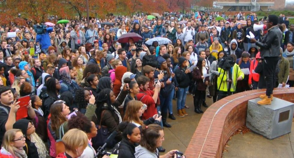 Dozens of 'white student unions' have mysteriously materialized on social media in the last week