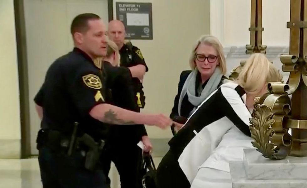 Watch: Survivors of rapist Bill Cosby break into tears after verdict at courthouse