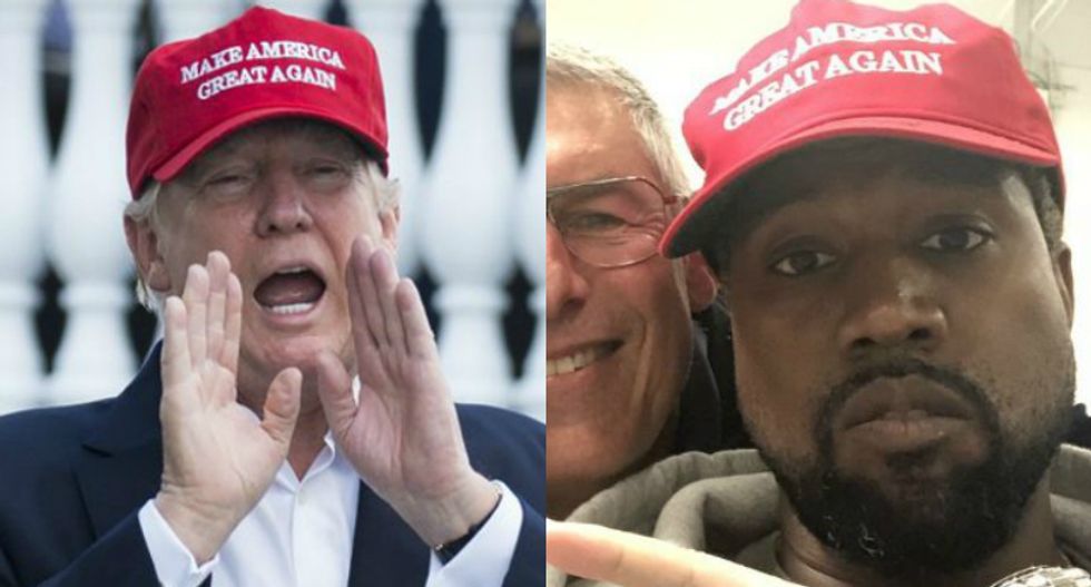 CNN panel mocks Kanye and Trump bromance: Now president has another celebrity pal besides Scott Baio