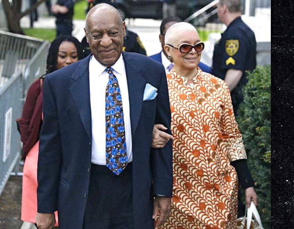 Bill Cosby's wife defended him against sex assault claims -- but was nowhere to be found during his verdict
