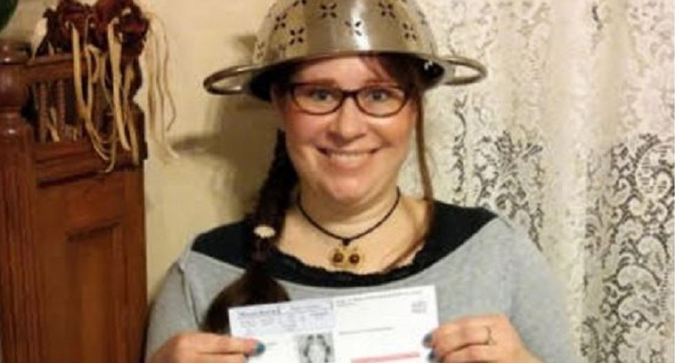 Pastafarian wins the religious right to wear spaghetti colander in MA state ID picture