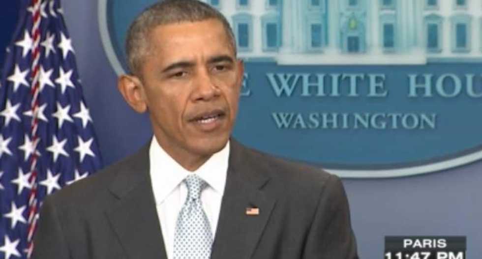 Obama pledges support for France after 'attack on all of humanity'