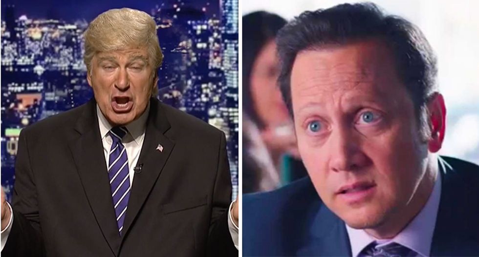 Former SNL cast-member Rob Schneider gripes Alec Baldwin's Trump impression is ruining the show