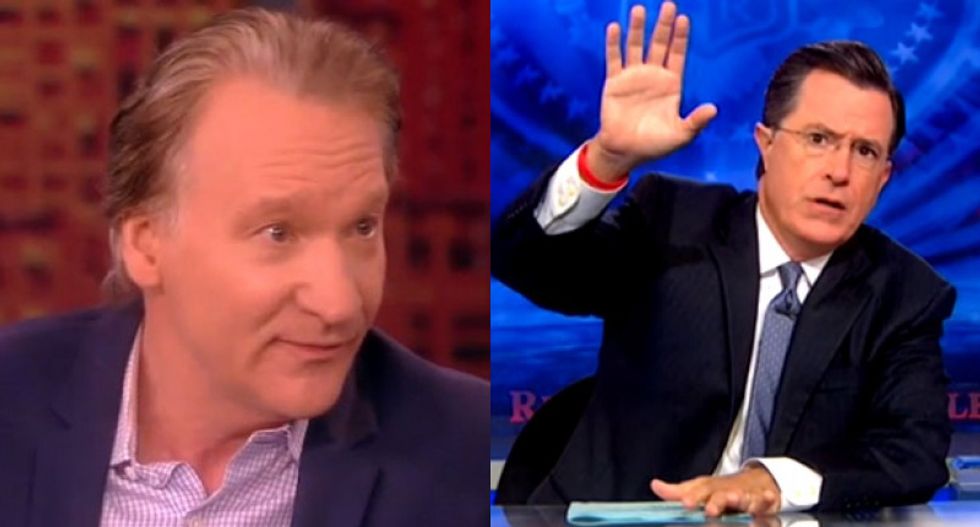Maher tells Colbert: Republicans want to kill radical Muslims, but we need to kill their ideas