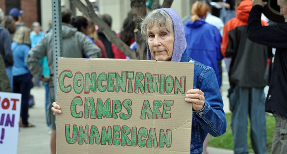 'Concentration camps are unAmerican': Activists gather nationwide to #CloseTheCamps in #Lights4Liberty protests