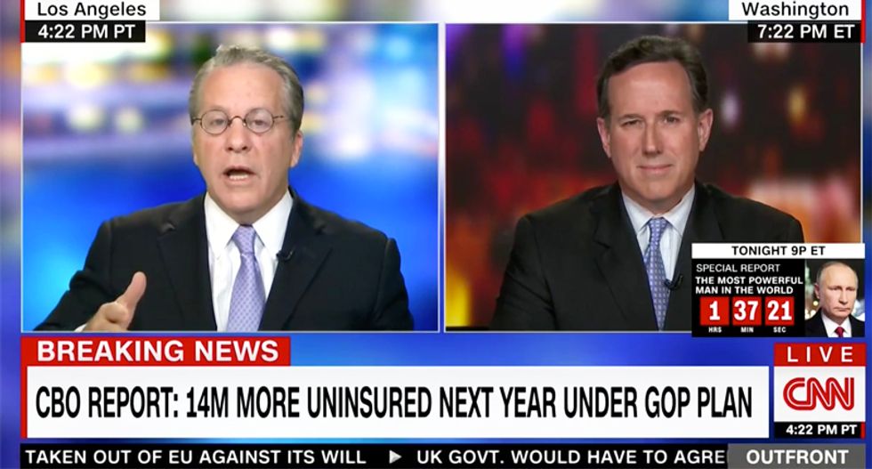 'How is this just?': Economist shames Rick Santorum for defending 14 million losing insurance