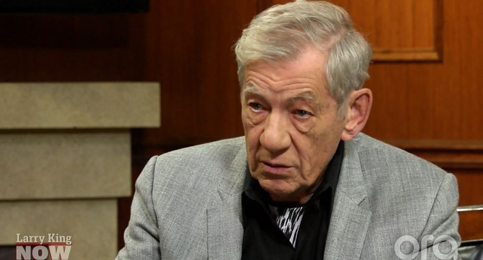 'These are brave, brave people': Actor Ian McKellen calls on world leaders to care for Syrian refugees