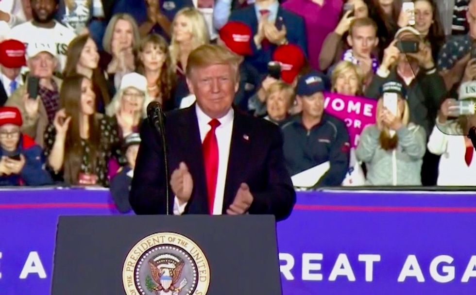 Watch: Livestream Donald Trump's Saturday night rally in rural Michigan