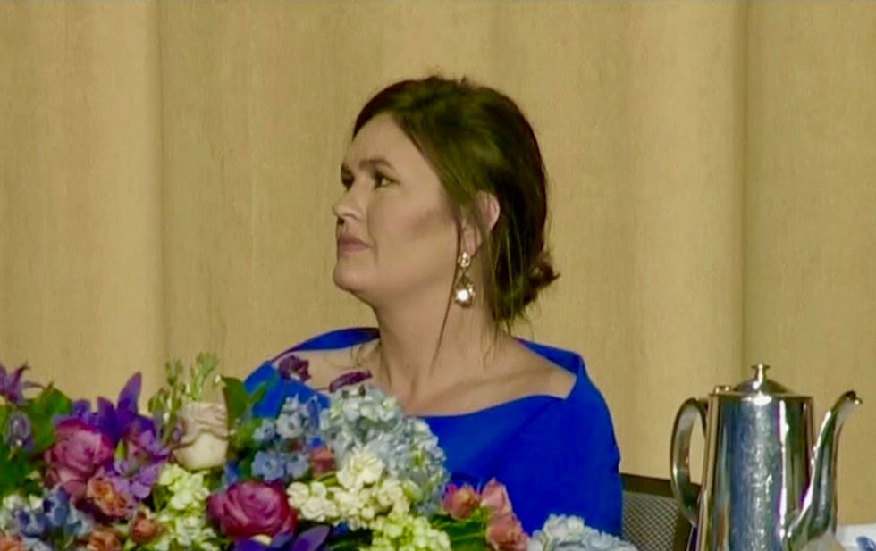 Watch: Michelle Wolf destroys stone-faced Sarah Huckabee Sanders at the White House Correspondents’ Dinner