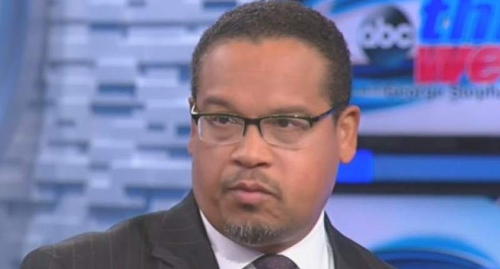 Minneapolis cop caught pointing weapon at Rep. Keith Ellison's unarmed son