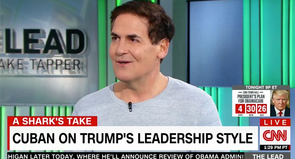 Mark Cuban: Trump can't stop White House leaks because he 'cocoons' himself from dissenters