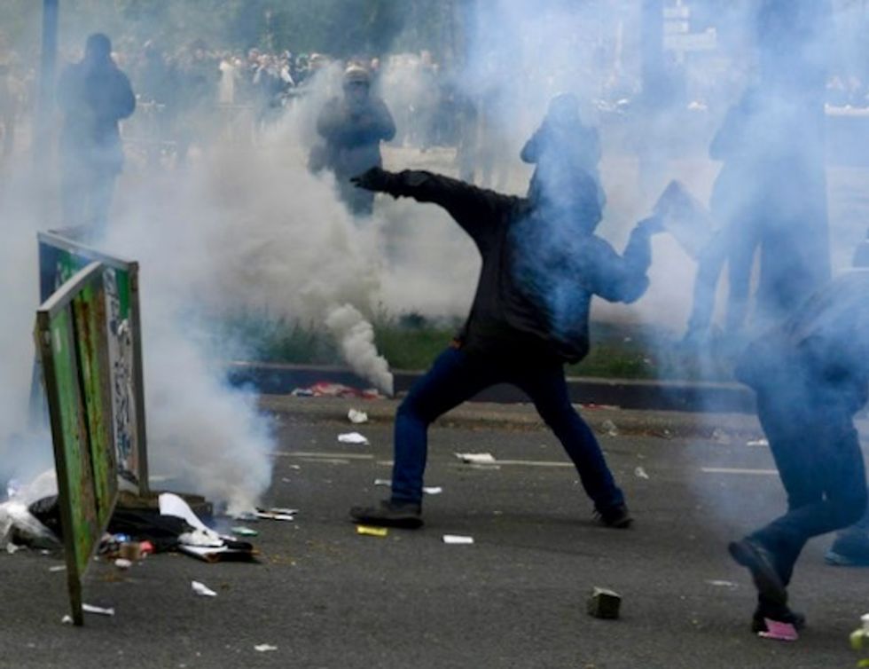 McDonald's torched, 200 arrested in May Day protests in Paris